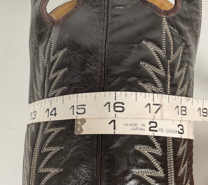 Vintage Tony Lama Caribou Buckaroo Boots | Exotic | Gold Label | Men’s 10 D