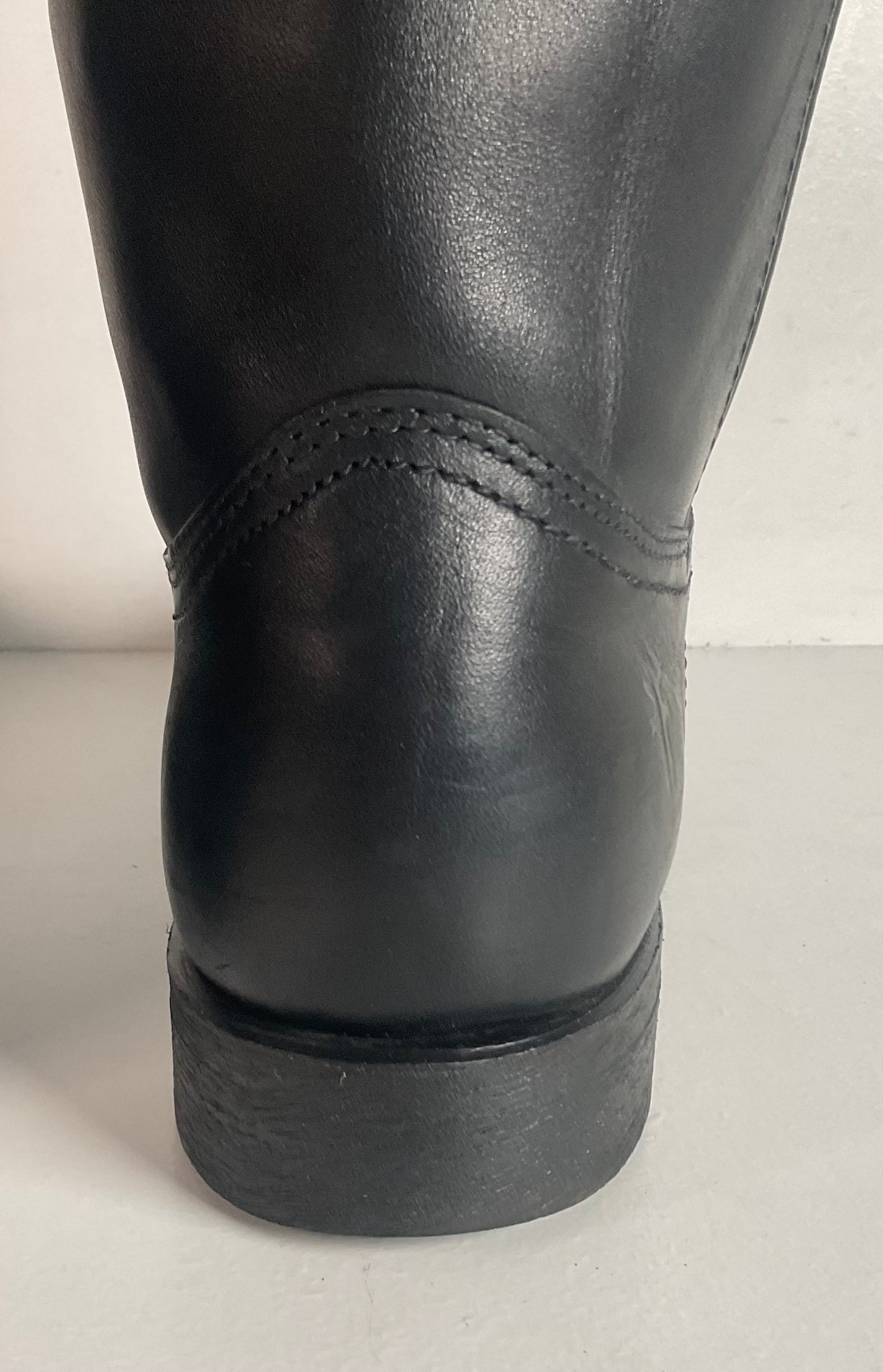 Frye Pull On Motorcycle Boots Men’s 8.5 M | Women’s 9.5 USA Made Soft Toe Roper