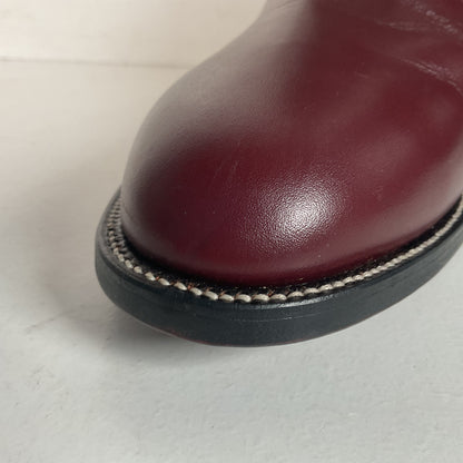 Justin Burgundy Calf Roper Boots 13 D USA Made