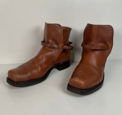 Vintage Frye Black Label | Jodhpur Tanker Boots | Men’s 9.5 EE