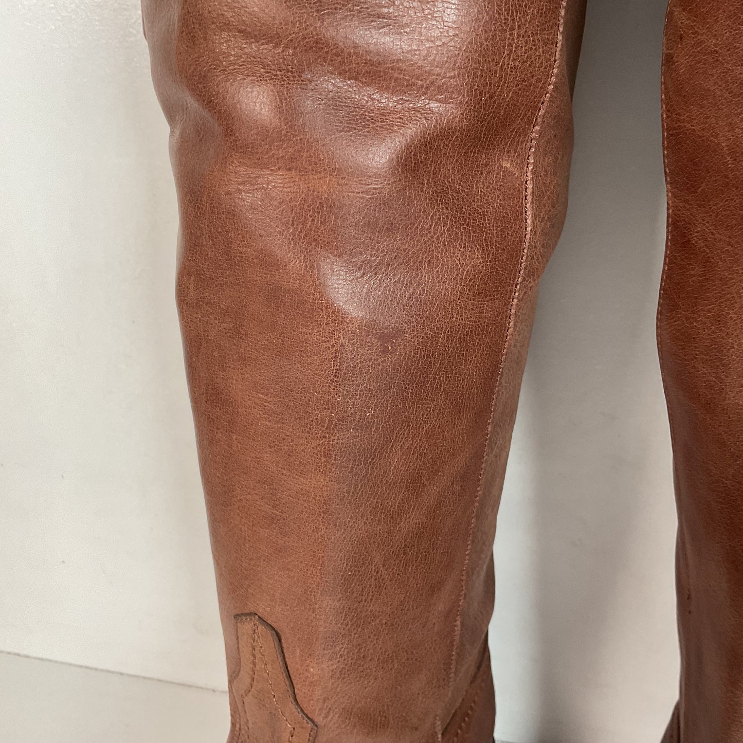 Lucchese Chelsea Braided Riding Boots 6 B Original Box