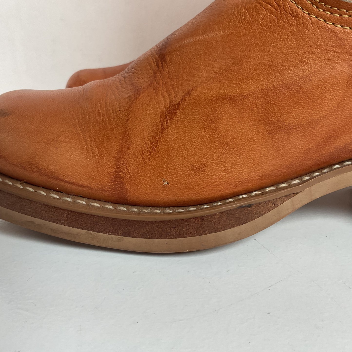 Vintage Women’s Longhorn Campus Boots 8 M USA Made Chunky