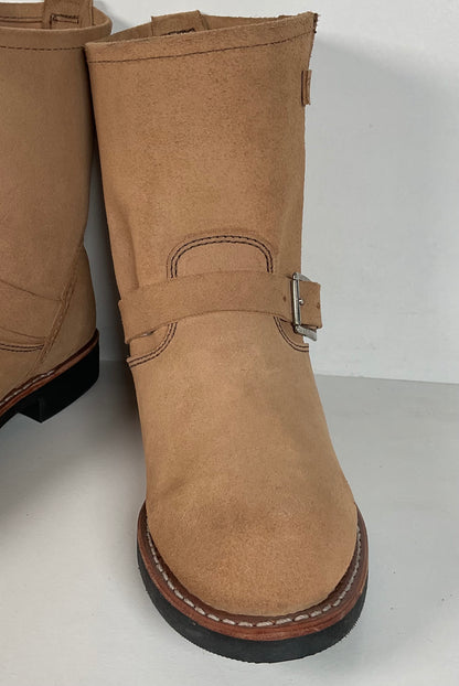 Red Wing Suede Engineer Boots | Rough Out | Sand Mojave | Women’s 8 B