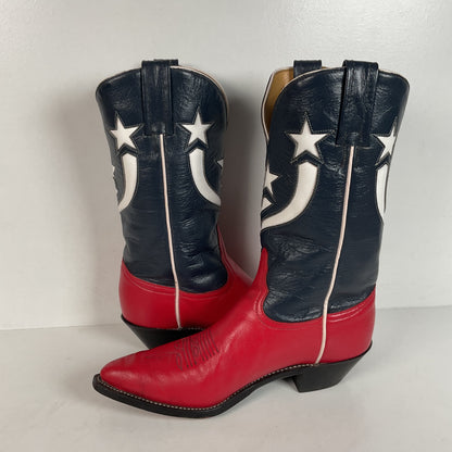 Tony Lama 4th of July Cowgirl Boots | Stars & Stripes | USA Made | Women’s 6.5 B