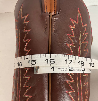 1970s Tony Lama Cowboy Boots 12 D Gold Label USA Made