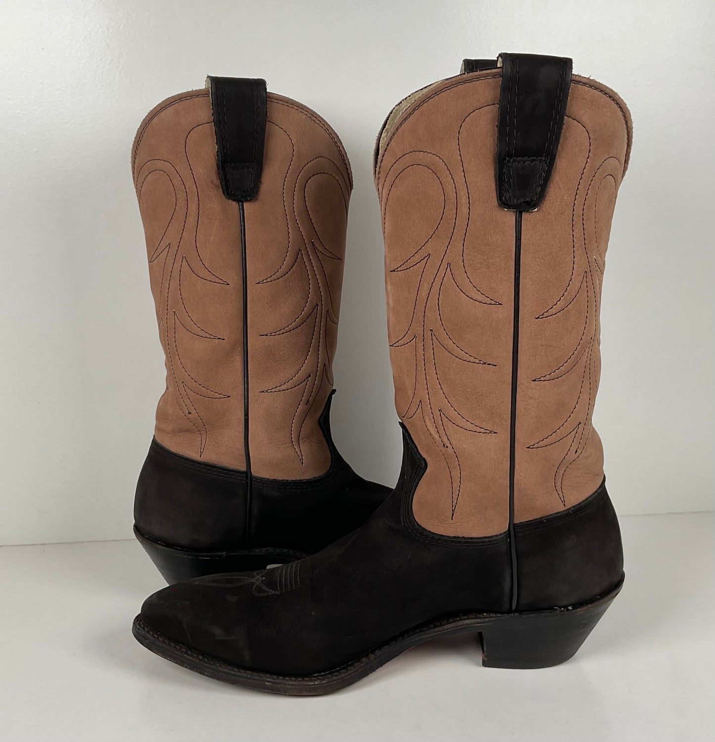 Stewart Handmade Cowboy Boots | Custom | Nubuck Suede | Men’s 9 D