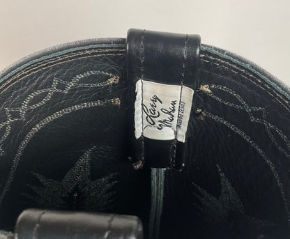 Larry Mahan Smooth Ostrich Roper Boots | Exotic | Crepe Sole | Men’s 13 D