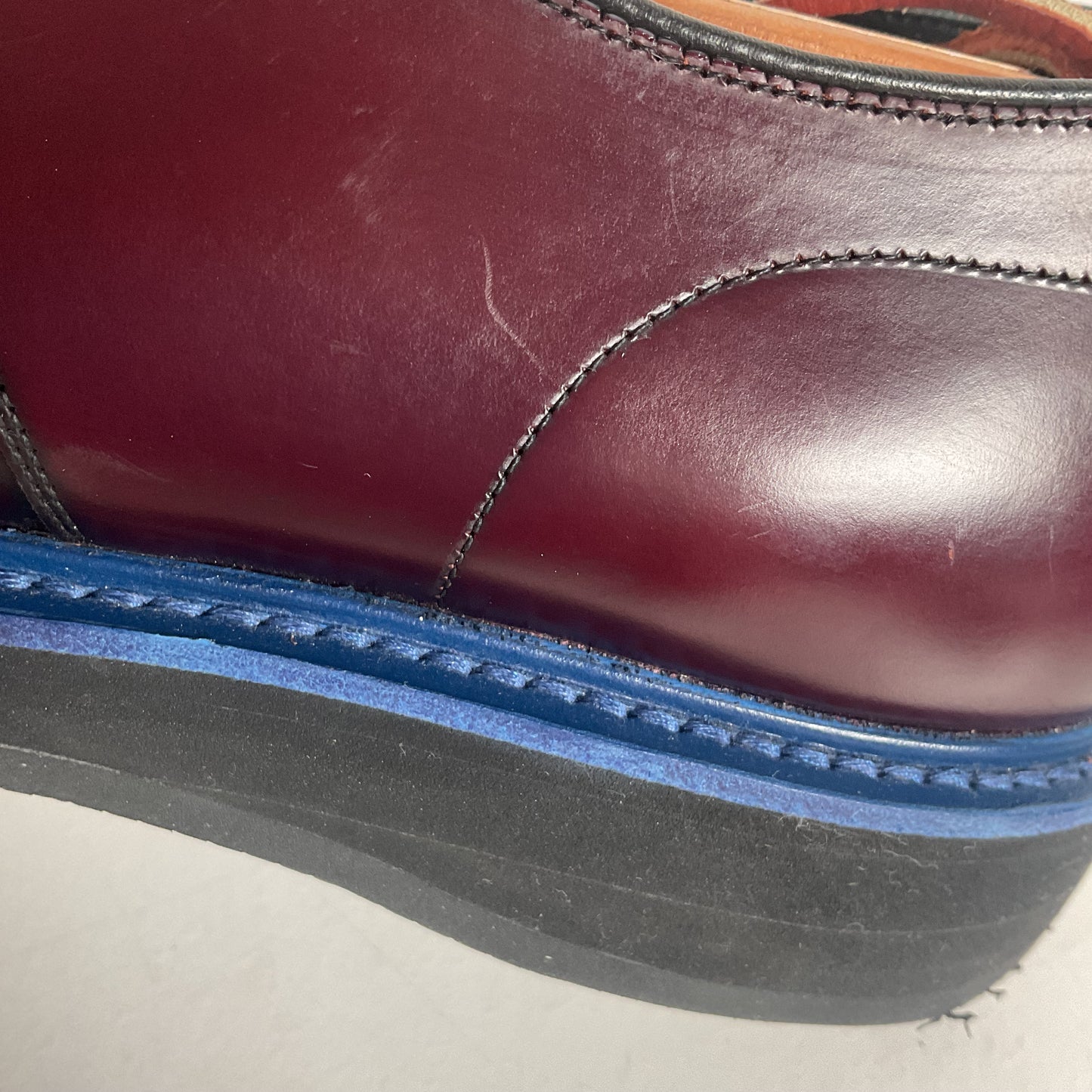 Church’s Custom Grade Cordovan Loafers 9 F | 10 D Great Britain Flag Design