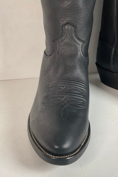 Vintage Justin European Elk Cowboy Boots | USA Made | 11 EE