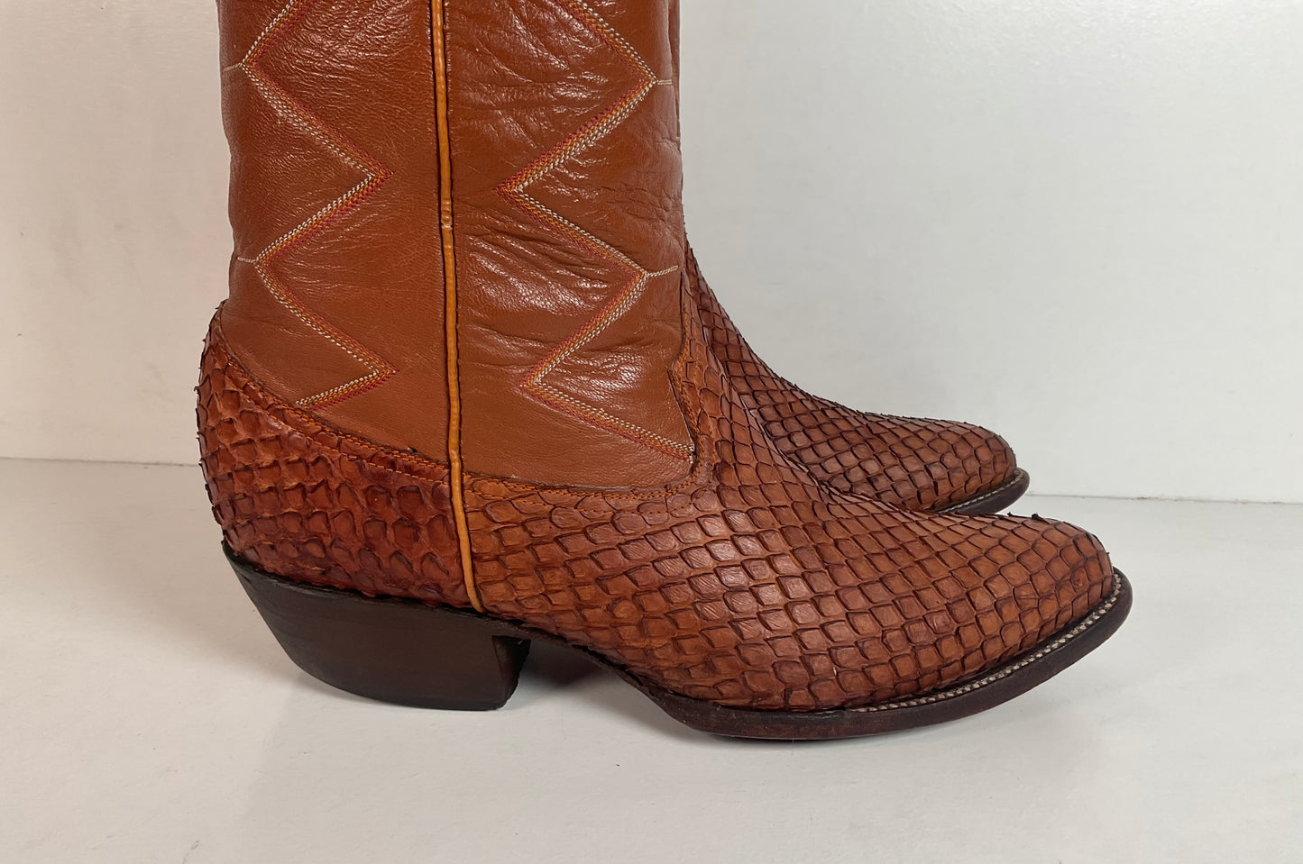 Exotic Anaconda Snakeskin Cowboy Boots Mexico 28.5 | US Men’s 10.5