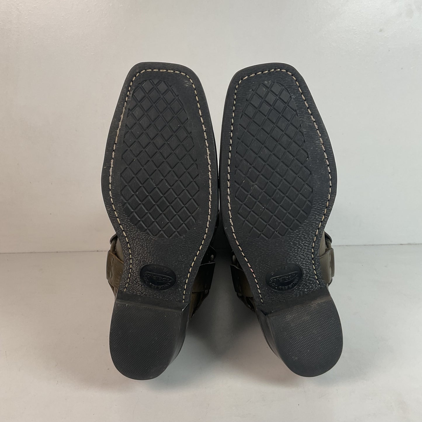 Women’s Frye 12 R Harness Boots 11 M Olive Brown Retired