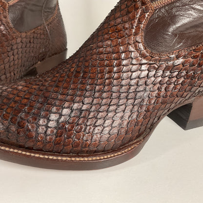 Vintage Anaconda Snakeskin Cowboy Boots | Exotic | Mex 29 | US 11