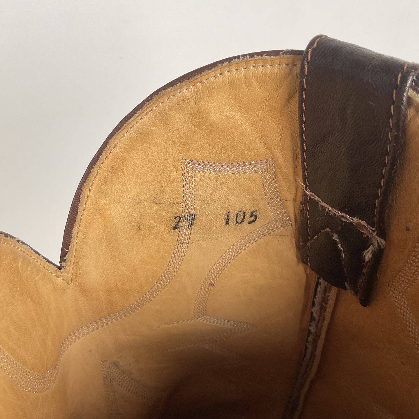 Vintage Anaconda Snakeskin Cowboy Boots | Exotic | Mex 29 | US 11