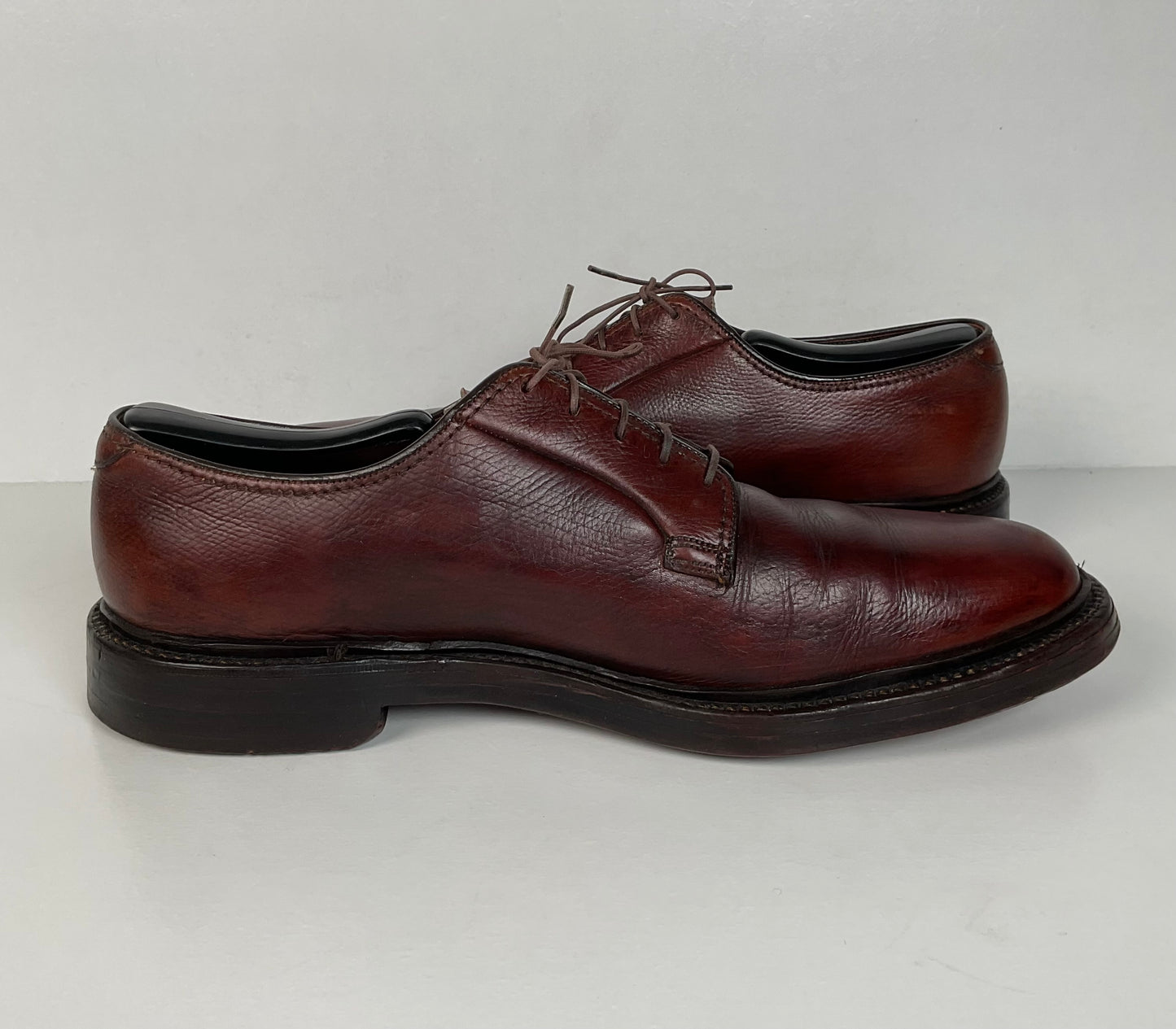 Vintage Florsheim Imperial Kenmoor Derby Shoes | Plain Toe | Men’s 9 D
