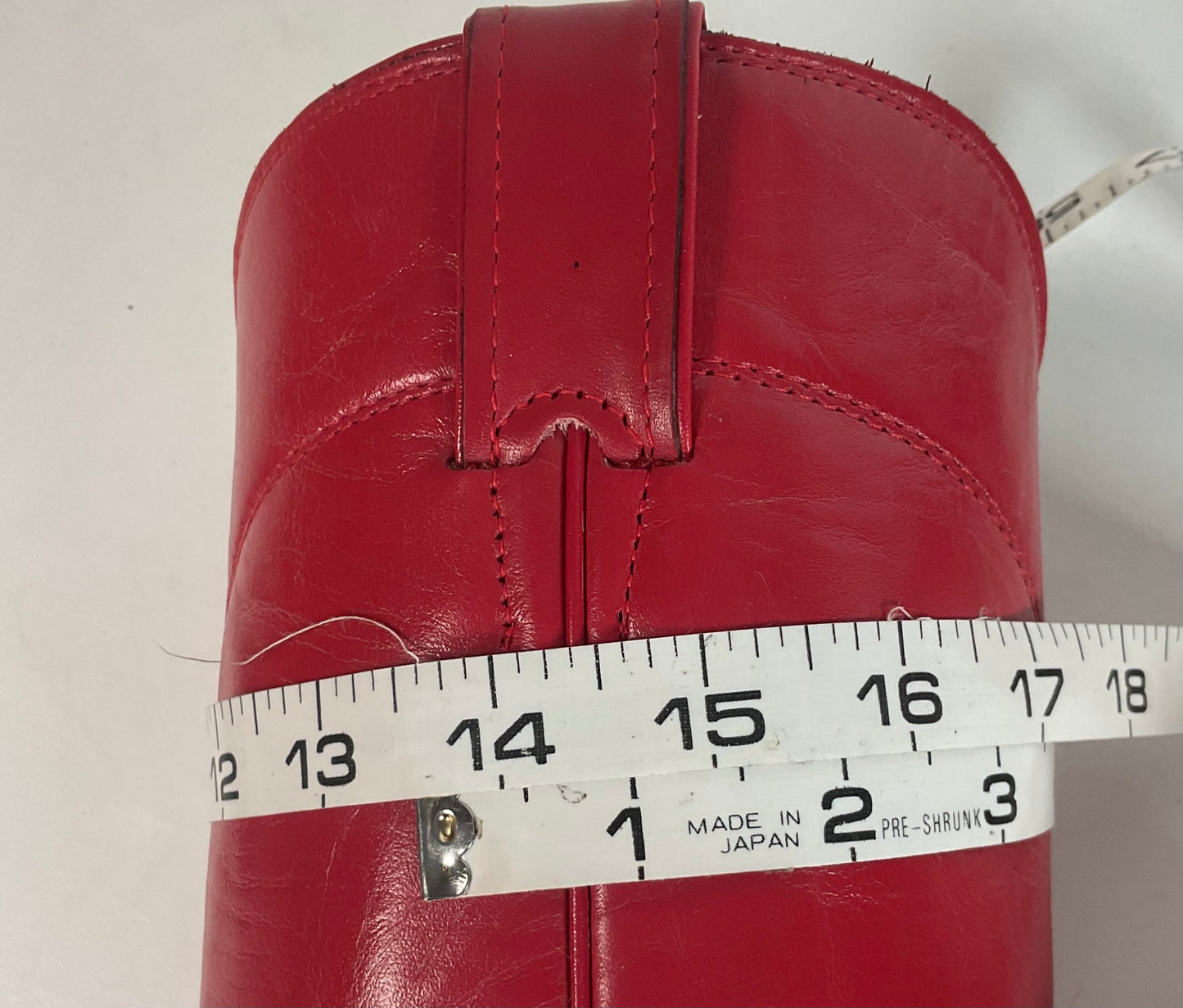 Justin Women’s Ostrich Quill Roper Boots 7 B USA Made Exotic Ruby Red