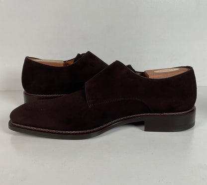 Mezlan Double Monk Strap Shoes | Custom | Nubuck Suede | Brown | Men’s 10.5 M