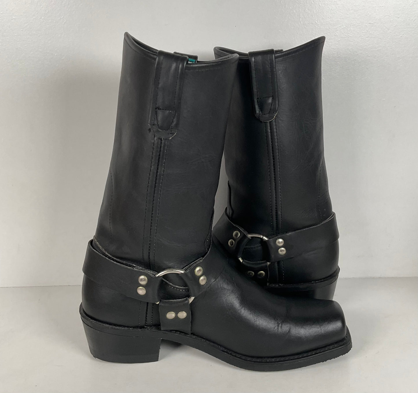 Vintage Santa Fe Harness Boots | USA Made | Men’s 9.5 D