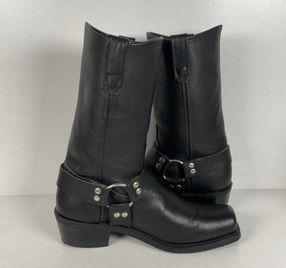 Vintage Santa Fe Harness Boots | USA Made | Men’s 9.5 D