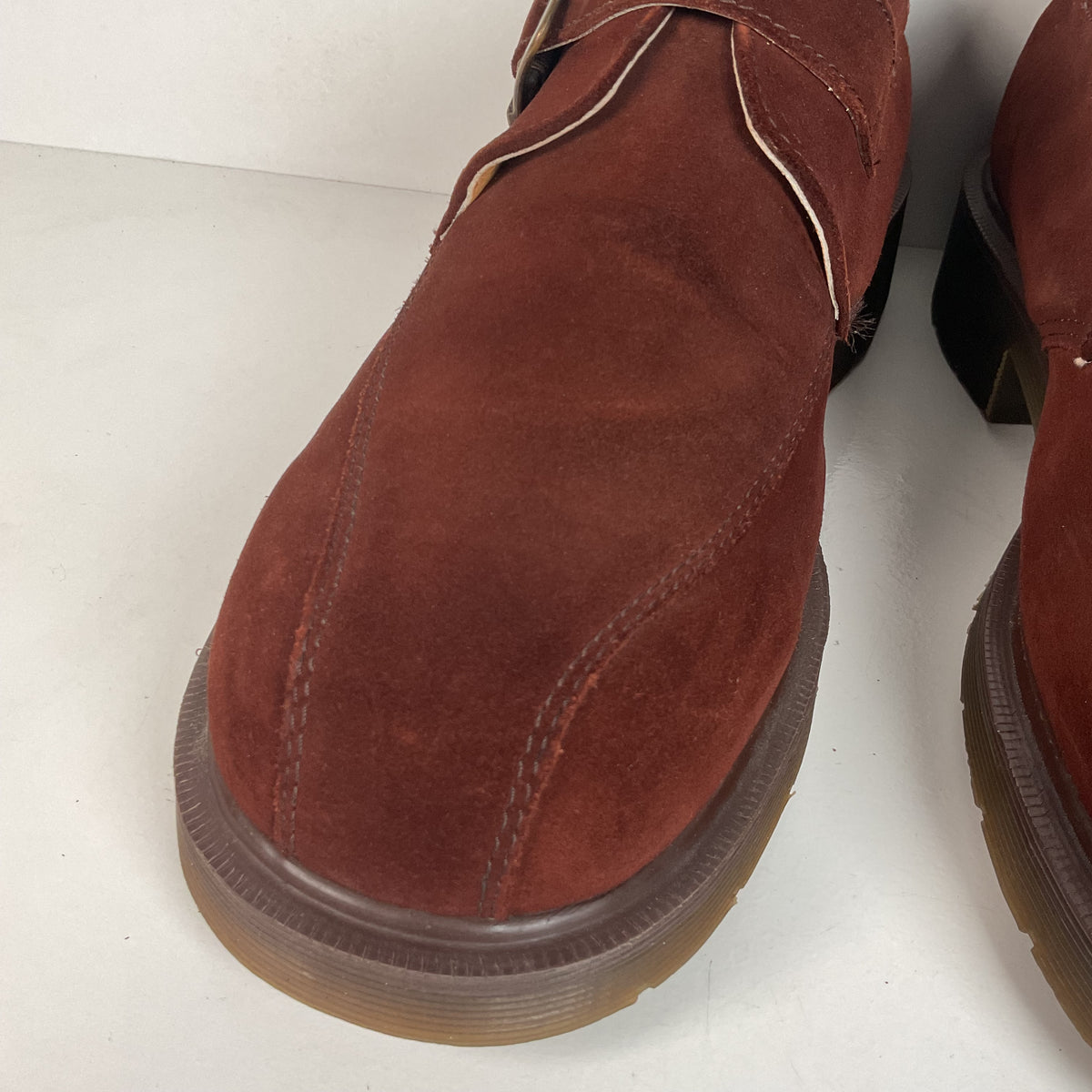 Vintage Dr. Martens Monk Strap Loafers | Suede | Brown | 10 UK | 11 US