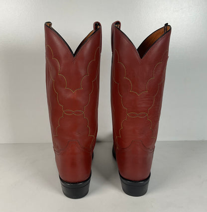 Tony Lama Retan Cowboy Boots | USA Made | Men’s 9.5 E
