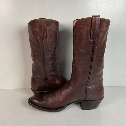 Vintage Rocky Carroll Custom Cowgirl Boots 8-8.5 Texas Americana