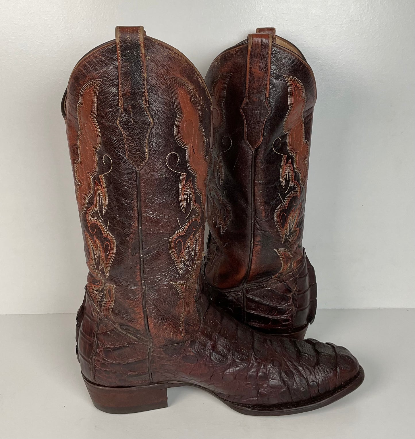 McClintock Hornback Caiman Cowboy Boots | Exotic | Men’s 9 D