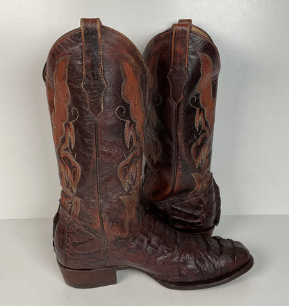 McClintock Hornback Caiman Cowboy Boots | Exotic | Men’s 9 D