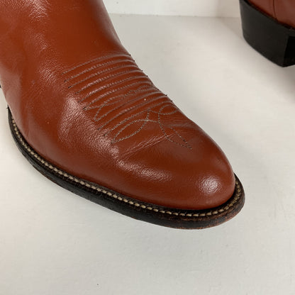 Vintage Sanders Cowboy Boots | Narrow | Brown | Men’s 11 B