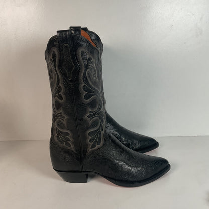 Customized El Dorado Ostrich Leg Cowboy Boots 10 D Exotic