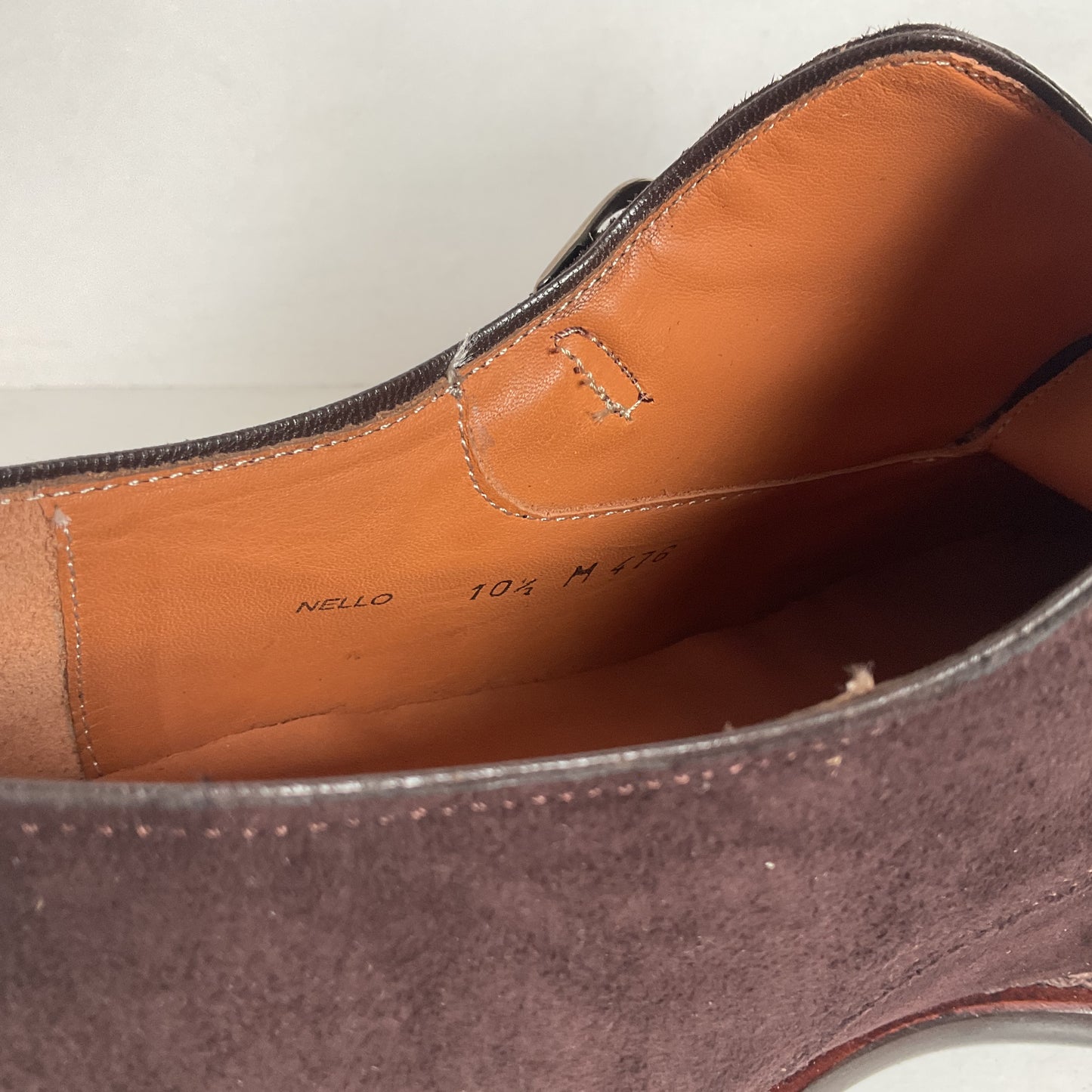 Mezlan Double Monk Strap Shoes | Custom | Nubuck Suede | Brown | Men’s 10.5 M