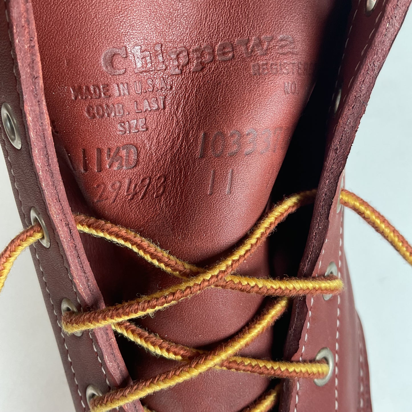 Chippewa Portage Sport Boots 11.5 D Moc Toe USA Made