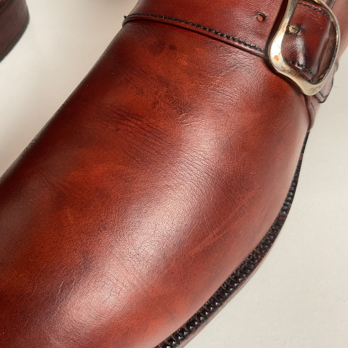 Vintage Thom McAn Harness Buckle Boots | Spanish Calf Skin | Men’s 10.5 D