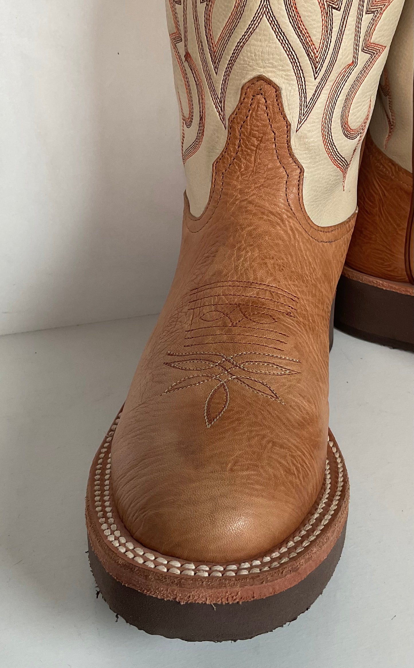 Vintage Tony Lama Women’s Stockman Roper Boots 6.5 B Crepe USA Made