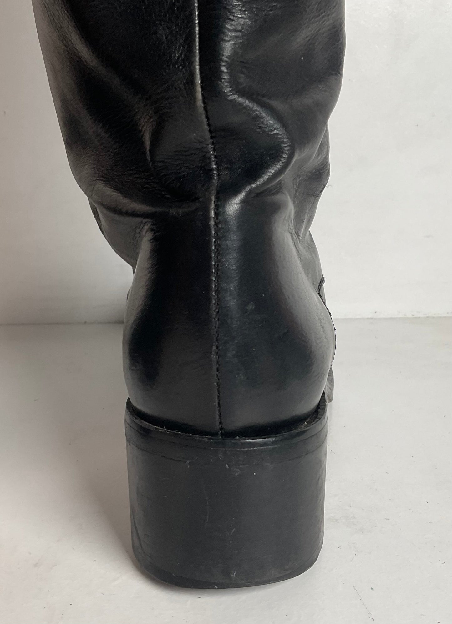 Vintage 1990s Women’s Guess Lace Up Go-Go Boots 7.5 Grunge Punk