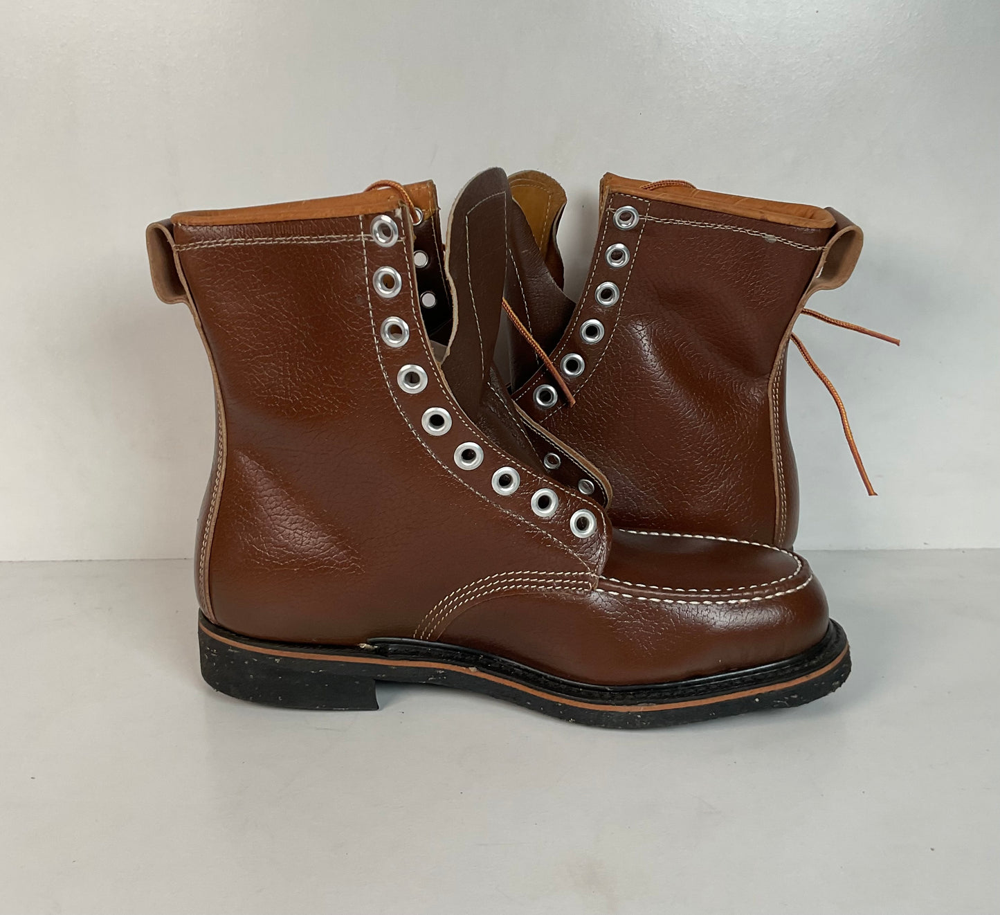 Vintage Thom Mcan Moc Toe Boots | Insulated | Safety Toe | 1960s | Men’s 9 E