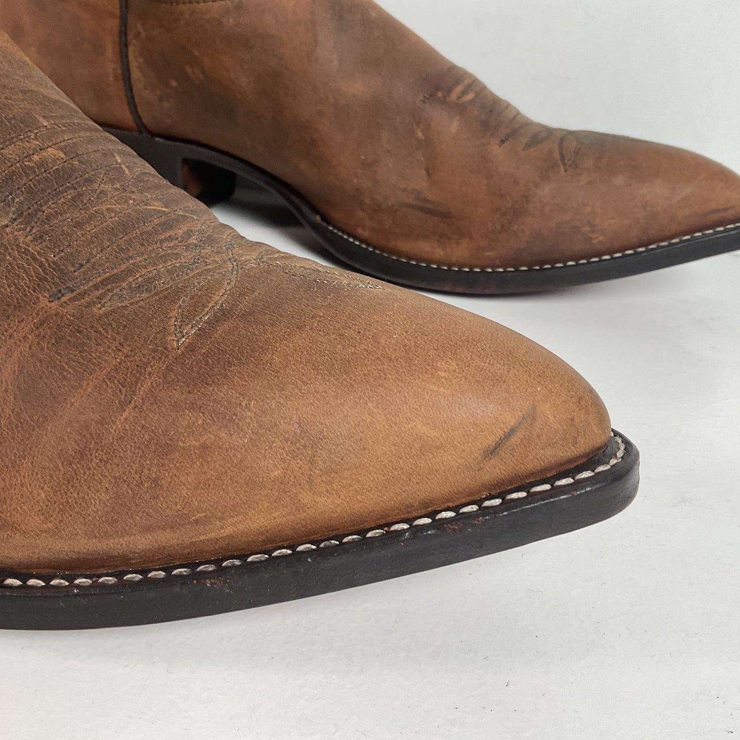 Vintage Justin Bay Apache Cowboy Boots 12 EE USA Made