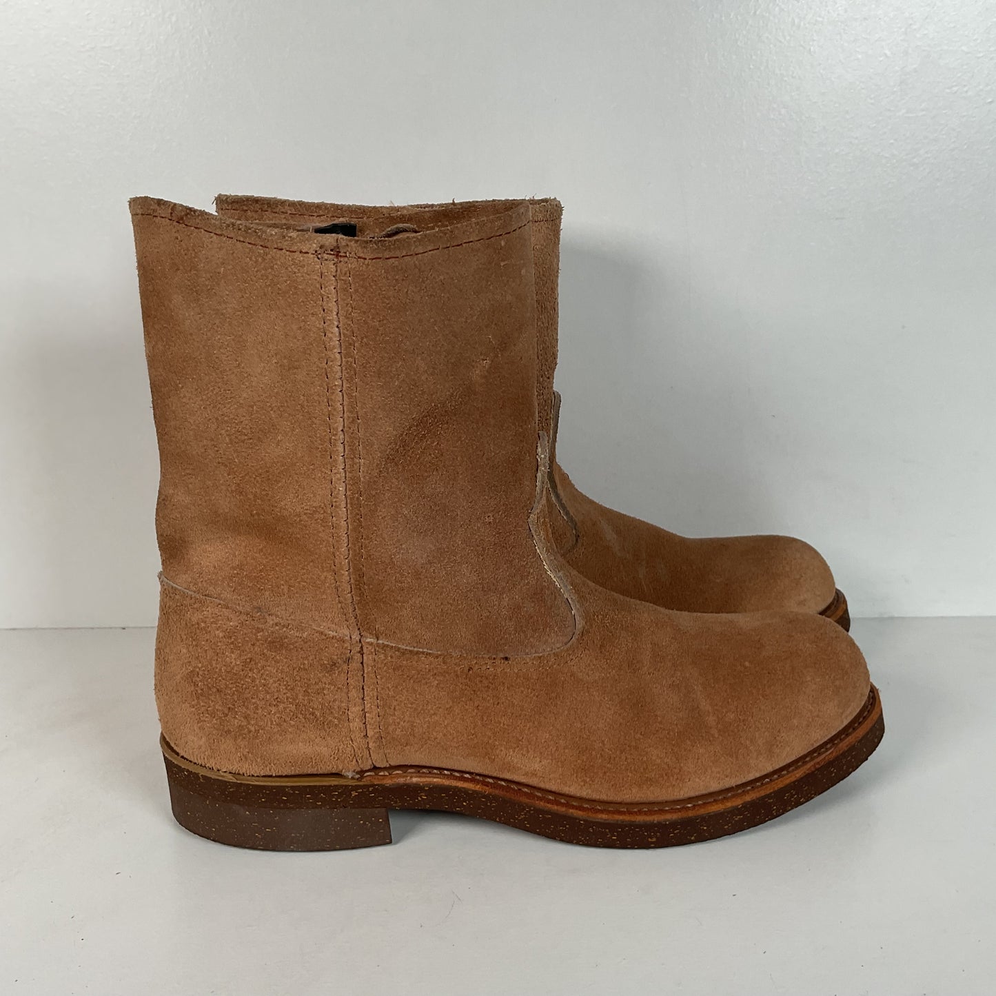 Vintage Sears Roebuck Wellington Boots | Rough Out Suede | Wearmaster | 8 D
