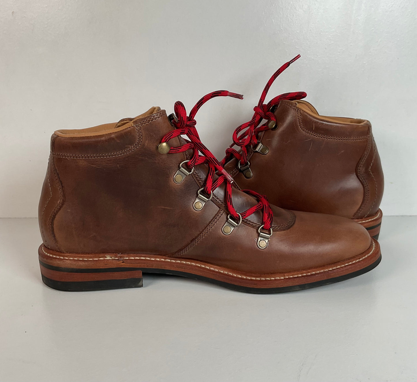 Oak Street Bootmakers Summit Hiking Boots 12 D Chromexcel USA Made