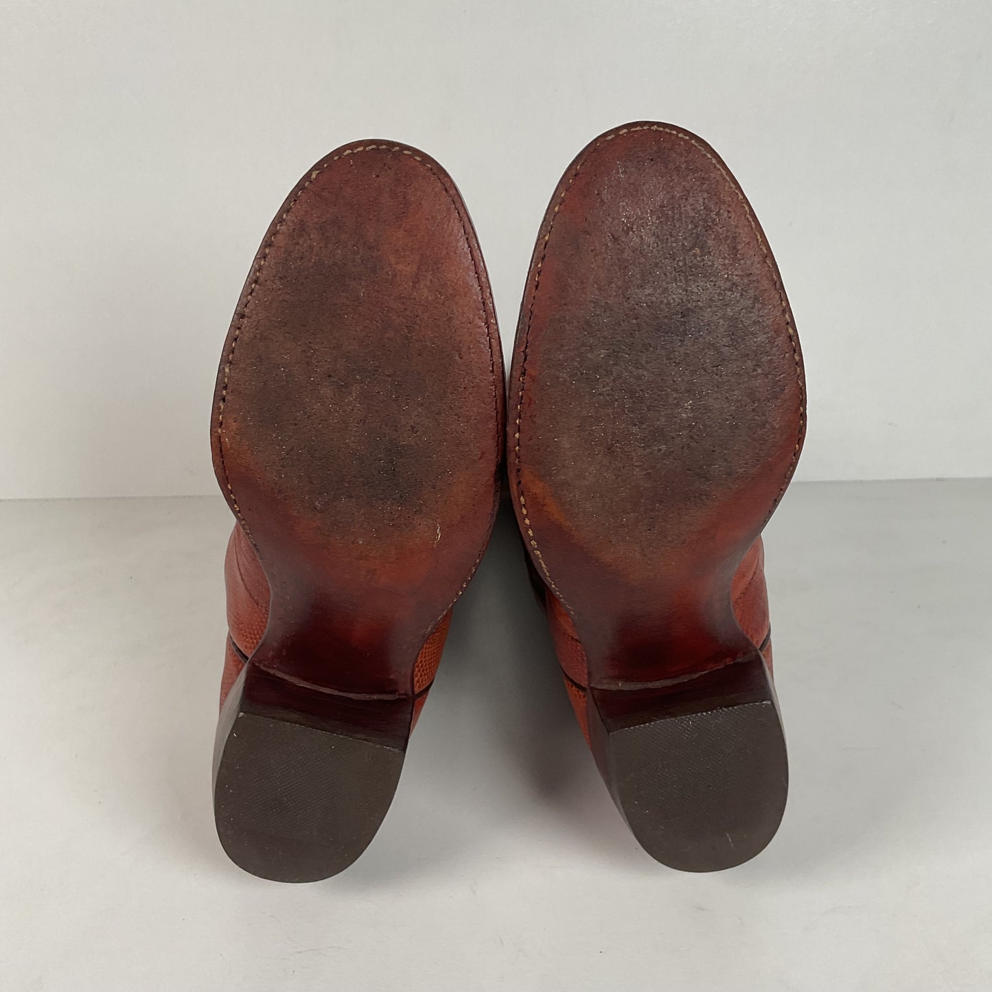 Vintage Lucchese San Antonio Cowgirl Boots | Teju Lizard | 6.5 B