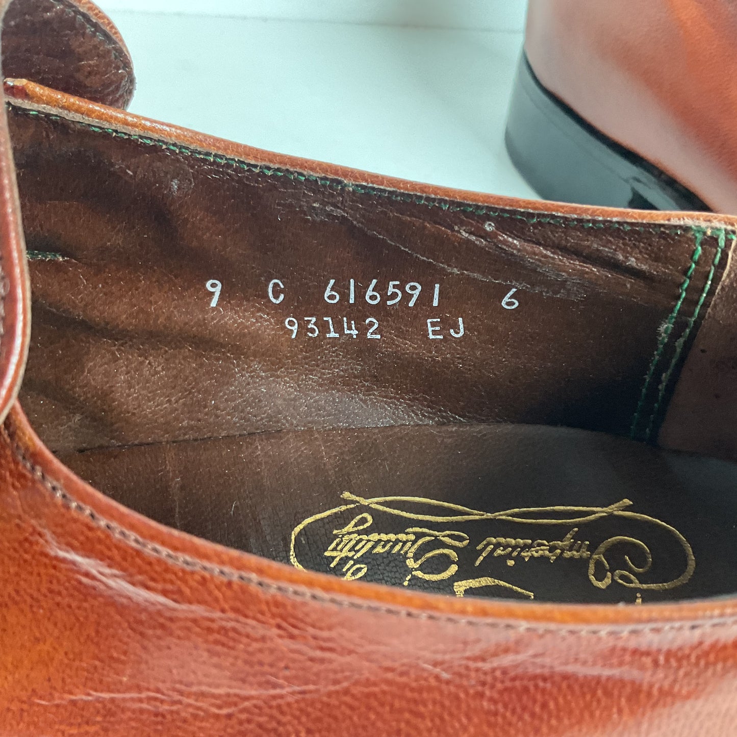 Vintage Florsheim Imperial Horsebit Loafers 9 C Burnished Brown