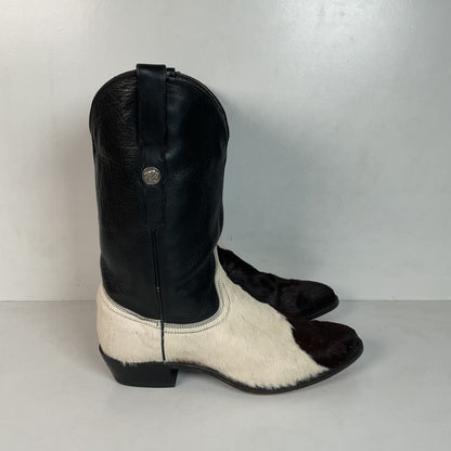 Dan Post Pony Hair On Cowhide Cowgirl Boots 7.5 M