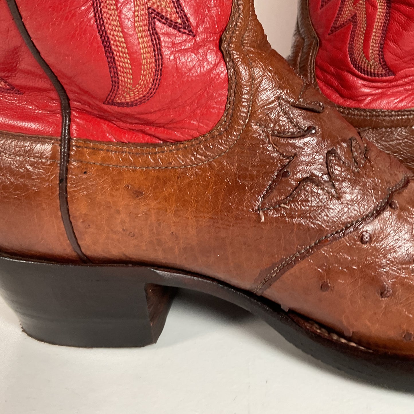 Lucchese 2000 Cowboy Boots | Full Quill Ostrich | Exotic | Men’s 8.5 D