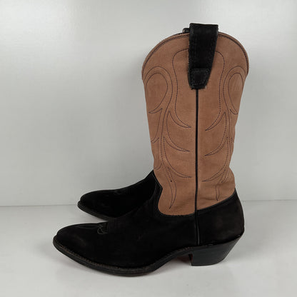 Stewart Handmade Cowboy Boots | Custom | Nubuck Suede | Men’s 9 D