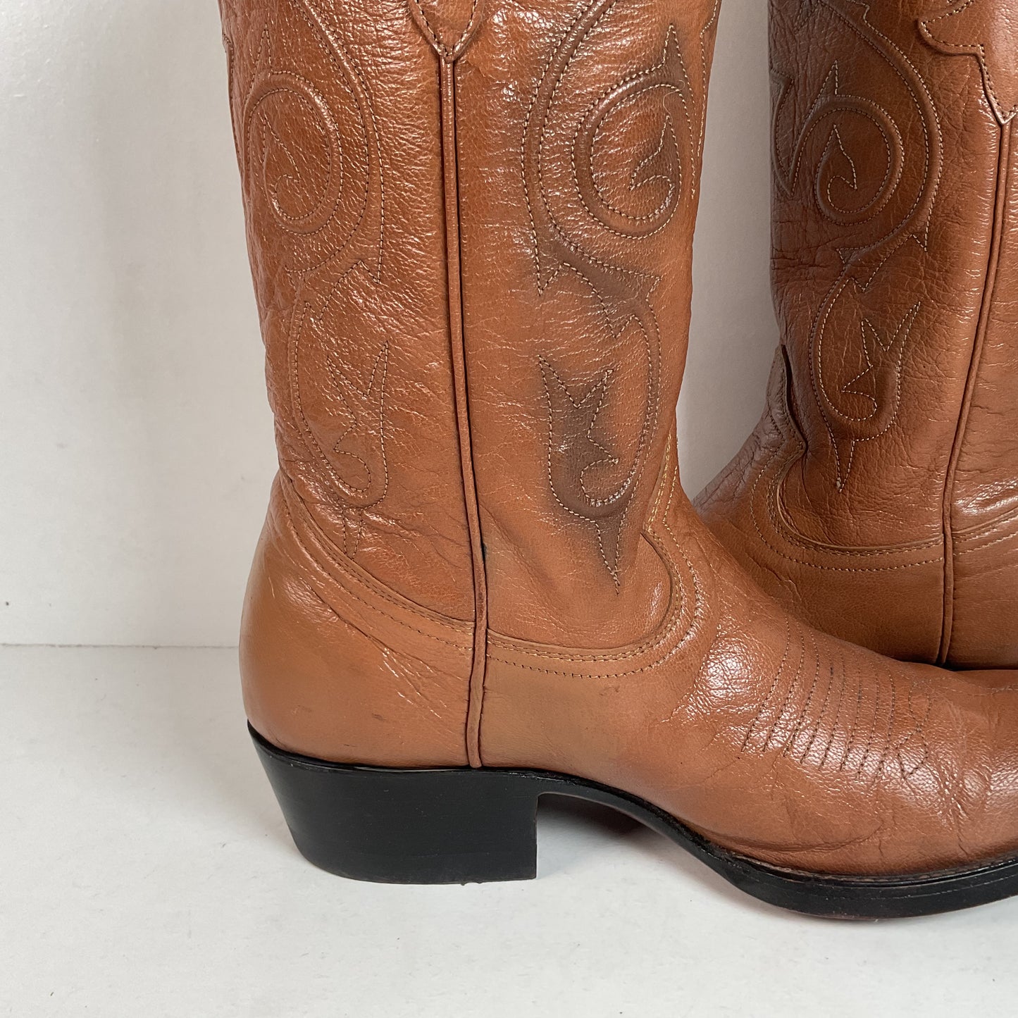 Montana Goat Skin Cowboy Boots | Brown | Men’s 8.5 D
