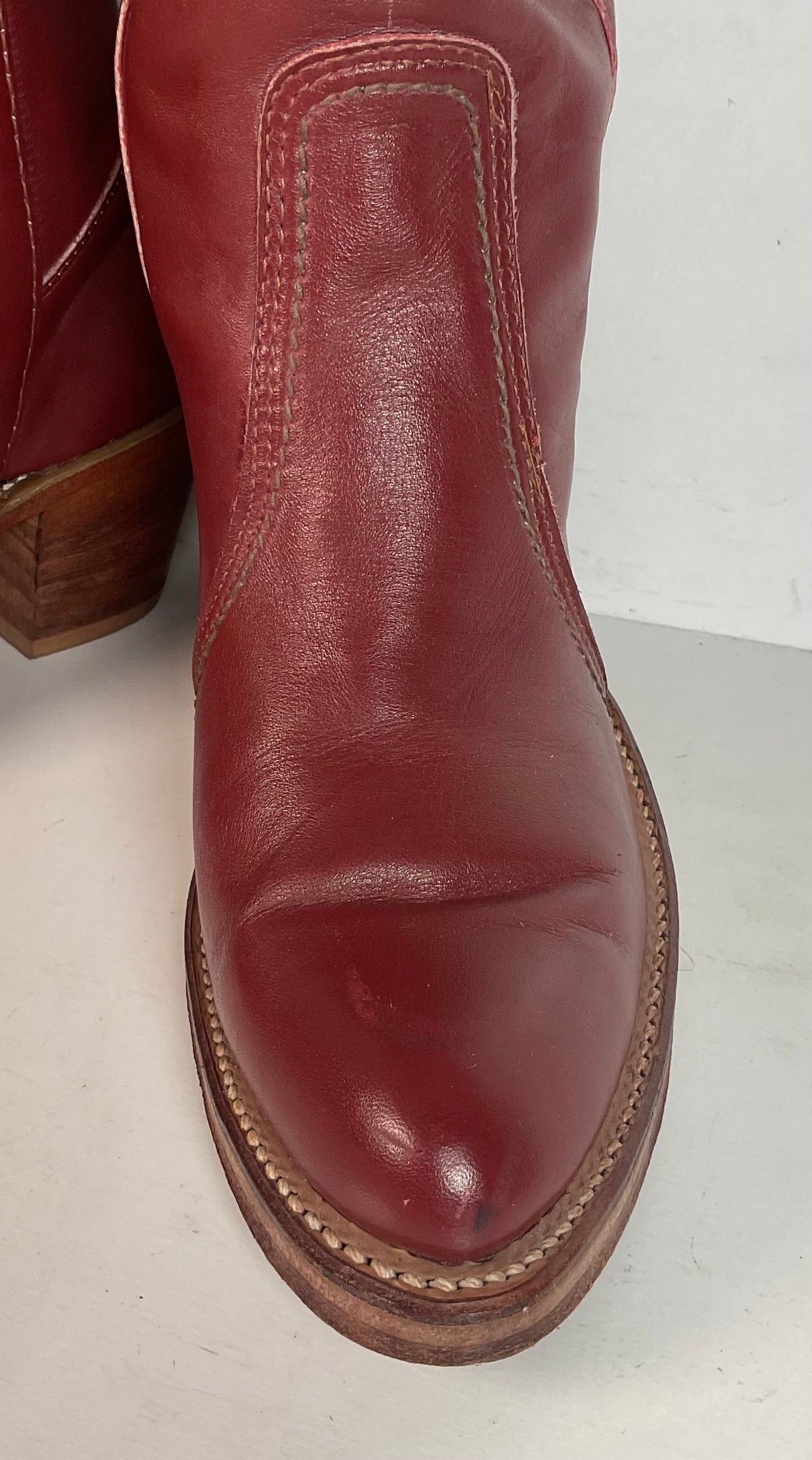 Vintage 1970s Sears’ Berman Tall Riding Boots 7 B USA Made Campus