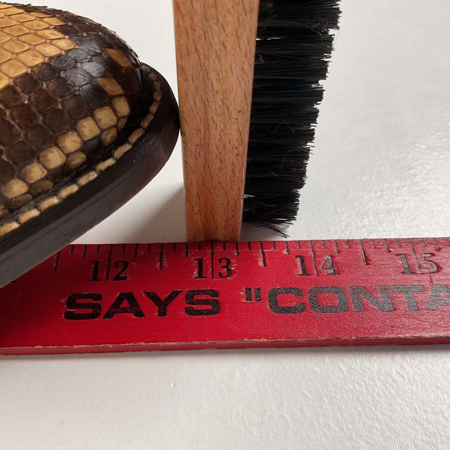 Vintage Laredo Front Cut Python Cowboy Boots 12 D USA Made Snakeskin