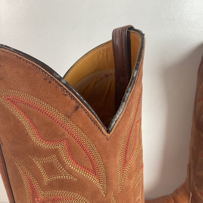 Justin Elephant Cowboy Boots 9.5 D Exotic USA Made Exotic