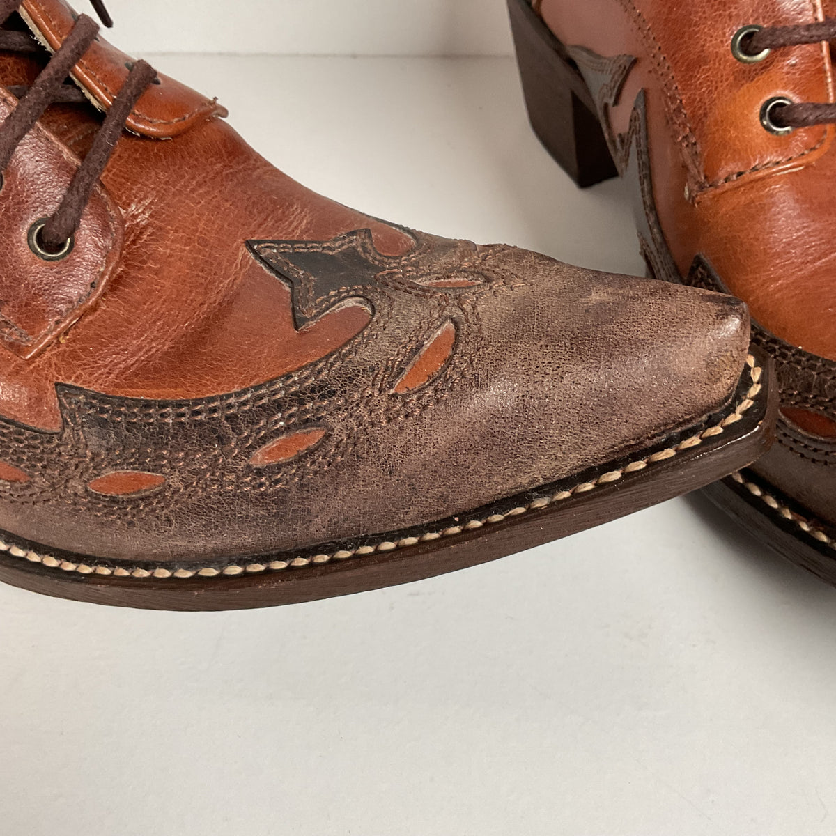 Corral’s Circle G Western Boots | Lace Up Packer | Men’s 9.5 EE