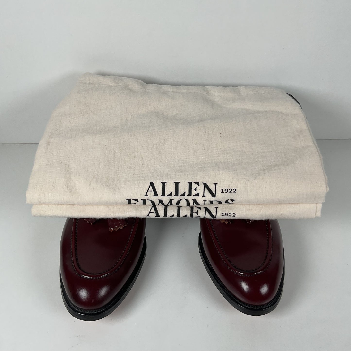 Vintage Allen Edmonds Saratoga Tassel Loafers | Burgundy Calf | Men’s 10 B