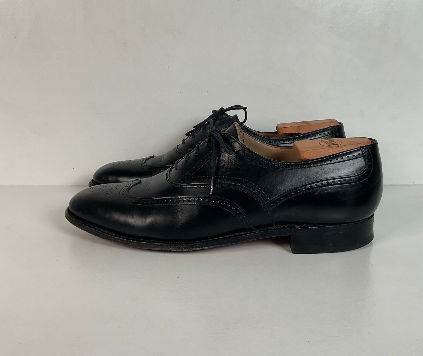 Vintage Johnston Murphy Aristocraft Oxford Shoes 8.5 D USA (2) Pairs USA Made